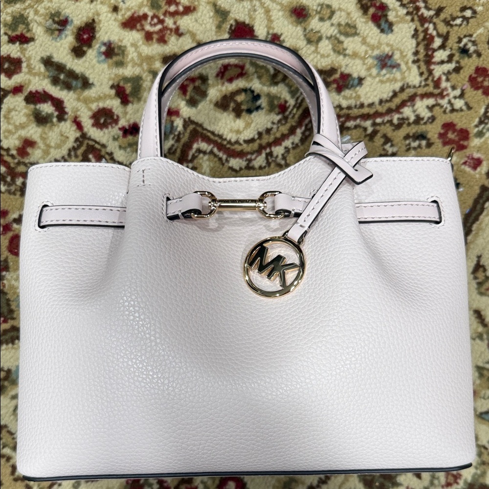 Michael Kors dusty rose Satchel with Gold Accents - Picture 2 of 9